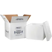 Insulated Shipping Kits, 16 3/4" x 16 3/4" x 15", White, 1/Case