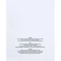 Flat Suffocation Warning Bags, 1 Mil, 9" x 12", Clear, 1000/Case