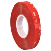 3M™ 4910 VHB™ Tape, 40.0 Mil, 1/2" x 5 yds, Clear, 1/Case