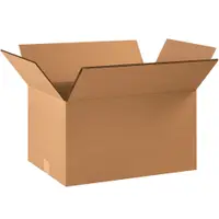 Double Wall Boxes, 22" x 14" x 12", Kraft, 15/Bundle; 90/Skid