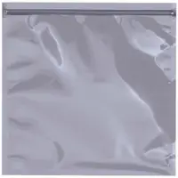 Unprinted Reclosable Static Shielding Bags, 12" x 12", Transparent, 100/Case