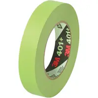 3M™ 401+/233+ Masking Tape, 6.7 Mil, 1" x 60 yds., Green, 24/Case