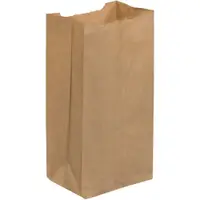 Grocery Bags, 4 3/4" x 2 15/16" x 8 9/16", Kraft, 500/Case