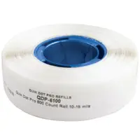 0.34" x .4" QuikDot™ Pro - High Tack Removable Glue Dots® - Low Profile 1 ROLL PER CASE