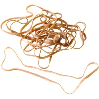 Trash Can Bands, 1/4" x 17", Tan, 350/Case