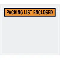 Tape Logic® "Packing List Enclosed" Envelopes, 6 1/2" x 5", Orange, 1000/Case