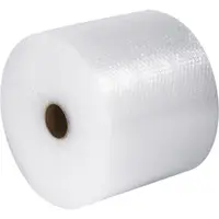 UPSable Perforated Air Bubble Rolls, 1/2" x 48" x 125', Clear, 1/Each