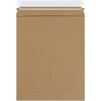 Stayflats Plus® Self-Seal Mailers, 9-3/4" x 12-1/4", Kraft, 100/Case