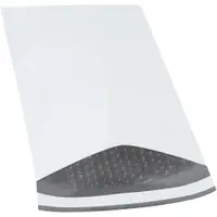 Bubble Lined Poly Mailers, 8 1/2" x 14 1/2", White, 25/Case
