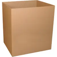 Double Wall Gaylord Bottom, 48" x 40" x 48", Kraft, 5/Bundle; 75/Skid