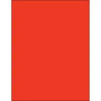 8 1/2 x 11" Red Rectangle Laser Labels 100 SHEETS