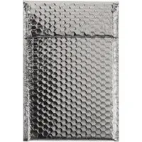 Glamour Bubble Mailers, 7 1/2" x 11", Silver, 72/Case
