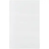 Flush Cut Foam Pouches, 5" x 8", White, 400/Case