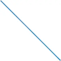 Plastic Twist Ties, 12" x 5/32", Blue, 2000/Case