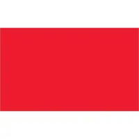Tape Logic® Inventory Rectangle Labels, 3" x 5", Fluorescent Red, 500/Roll