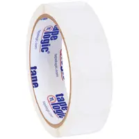 Tape Logic® Removable Labels, 1" Circles, Clear, 500 /Roll