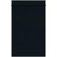 Reclosable 2 Mil Poly Bags, 4" x 6", Black, 1000/Case