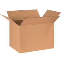 Corrugated Boxes, 30" x 18" x 18", Kraft, 10/Bundle; 120/Skid