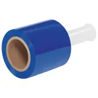 Bundling Stretch Film, 5" x 80 Gauge x 1000', Blue, 12/Case