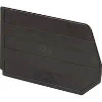 Stack & Hang Bin Dividers, 9 7/8" x 6 3/4", Black, 6/Case