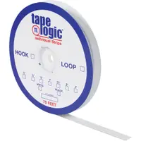 Tape Logic® Individual Tape Strips, Loop, 5/8" x 75', White, 1/Case