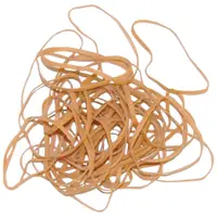 Rubber Bands, Bulk, 1/8" x 3 1/2", Brown, 5Lbs./Case