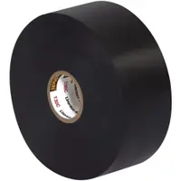 3M™ 130C Linerless Electrical Tape, 30 Mil, 1 1/2" x 30', Black, 12/Case