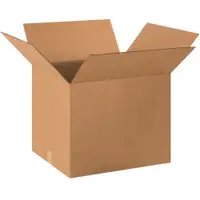 Corrugated Boxes, 20" x 18" x 16", Kraft, 10/Bundle; 150/Skid