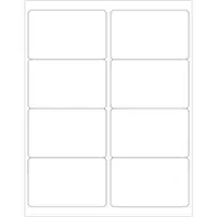 Tape Logic® Laser Labels, Rectangle, 4" x 2 1/2", White, 800/Case