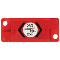 Drop-N-Tell® Resettable Indicator 25G, Red, 25/Case