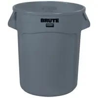 Rubbermaid® Brute® Trash Can, 20 Gallon, 23" x 19", Gray, 1/Each