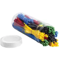 Cable Tie Kit , Assorted, Assorted Colors, 1000/Case
