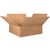Double Wall Boxes, 36" x 36" x 12", Kraft, 5/Bundle; 90/Skid