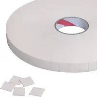 Tape Logic® Removable Double-Sided Foam Squares, 1/32", 1" x 1", White, 648/Roll