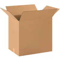 Corrugated Boxes, 20" x 14" x 18", Kraft, 20/Bundle; 120/Skid