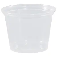 Plastic Portion Cups, 1 oz., Clear, 2500/Case