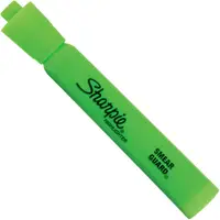 Sharpie Accent® Highlighters, Fluorescent Green, 12/Case