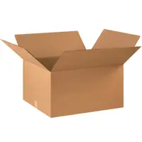 Corrugated Boxes, 22" x 18" x 12", Kraft, 15/Bundle; 120/Skid