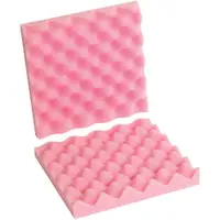 Anti-Static Convoluted Foam Sets, 10" x 10" x 2", Pink, 24/Sets per Case