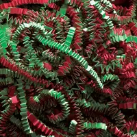 Crinkle Paper, 10 lb., Christmas Blend, 1/Case