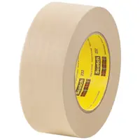 3M™ 232 Masking Tape, 6.3 Mil, 2" x 60 yds., Tan, 24/Case
