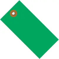 Tyvek® Shipping Tags, 6 1/4" x 3 1/8", Green, 100/Case