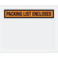 Tape Logic® "Packing List Enclosed" Envelopes, 4 1/2" x 5 1/2", Orange, 1000/Case