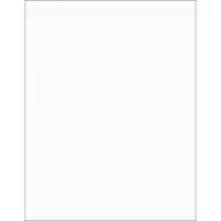 Tape Logic® Rectangle Laser Labels, 8 1/2" x 11", Clear, 100/Case