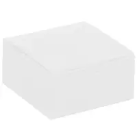Gift Boxes, 4" x 4" x 2", White, 100/Case