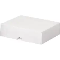 Stationery Folding Cartons, 6" x 7" x 2", White, 200/Case