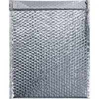 Cool Shield Bubble Mailers, 18" x 22", Silver, 50/Case