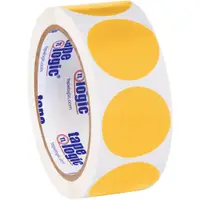 Tape Logic® Inventory Circle Labels, 1 1/2", Fluorescent Orange, 500/Roll