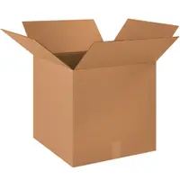 Corrugated Boxes, 18" x 18" x 18", Kraft, 20/Bundle; 120/Skid