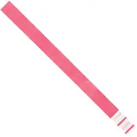 Tyvek® Wristbands, 3/4" x 10", Pink, 500/Case